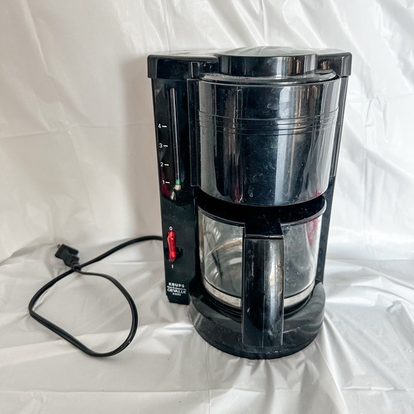 Krups Gevalia 169 Coffee Kaffe Mini 4 cup Coffee Maker Black - Picture 1 of 13